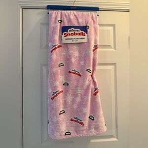 Hostess Snoballs Christmas Holiday Blanket